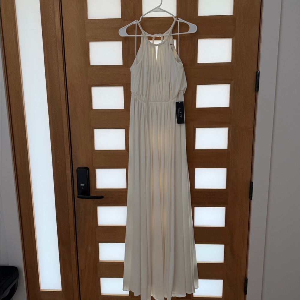 J. Crew Cream Maxi Wedding Dress